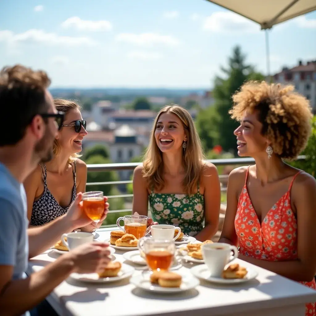 Illustration d'un graphique montrant les effets bénéfiques du thé sur la glycémie